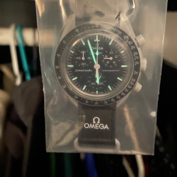 Omega Watch with Black Strap